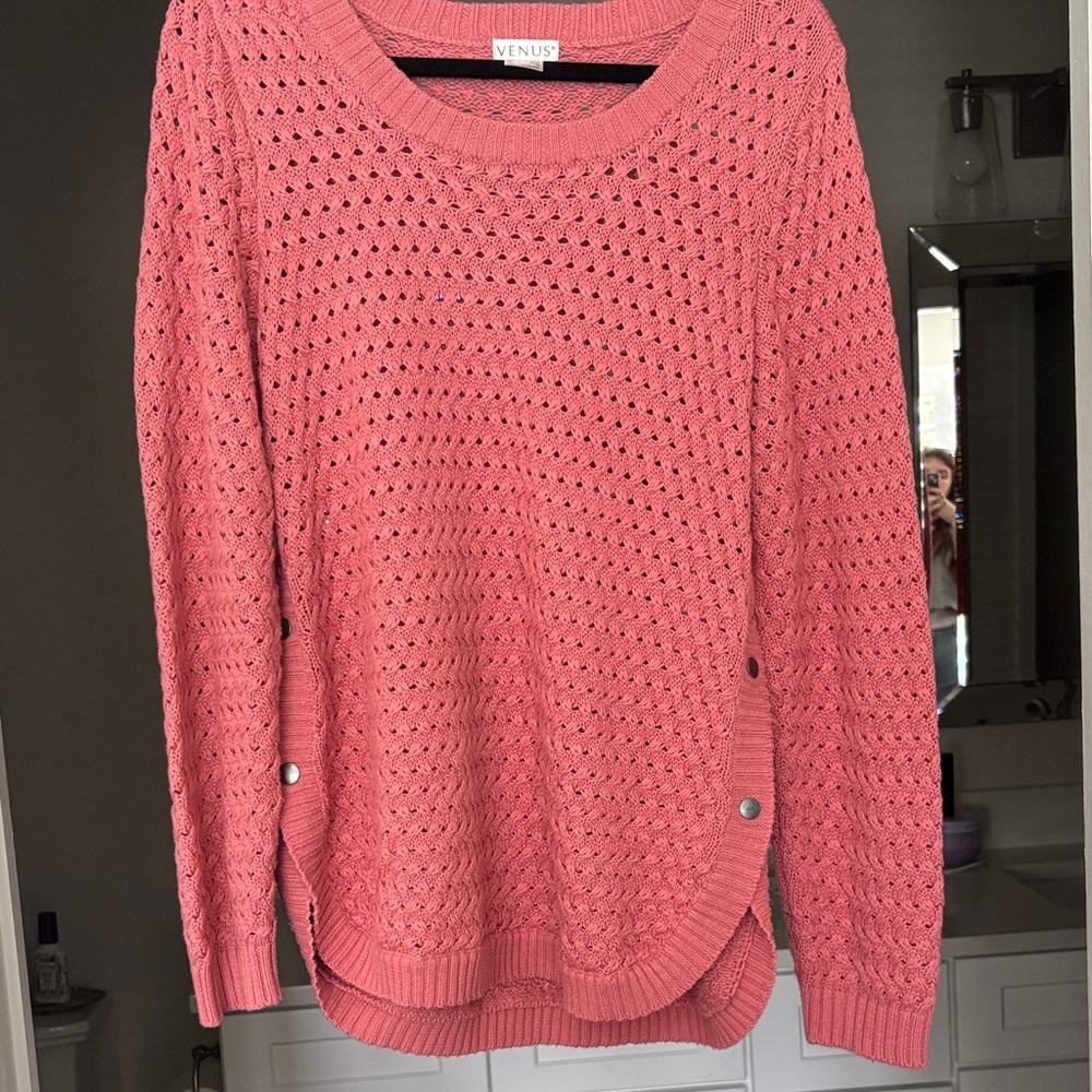 VENUS Coral Knit Sweater for Women